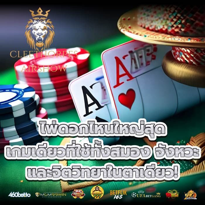 ไพ่ดอกไหนใหญ่สุด เกมเดียวที่ใช้ทั้งสมอง จังหวะ และจิตวิทยาในตาเดียว!